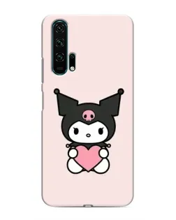 Чехол для Huawei Honor 20 Pro с картинкой «Kuromi и сердце»