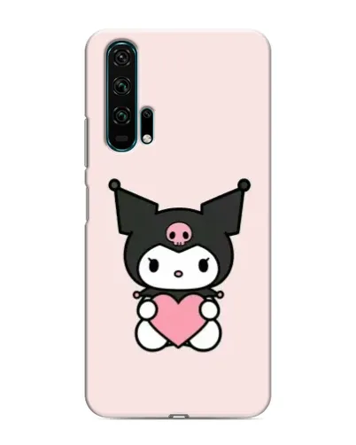 Чехол для Huawei Honor 20 Pro с картинкой «Kuromi и сердце»