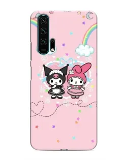 Чехол для Huawei Honor 20 Pro с картинкой «My Melody и Kuromi»