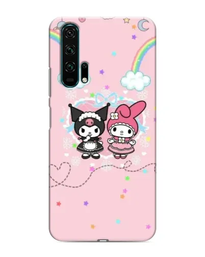 Чехол для Huawei Honor 20 Pro с картинкой «My Melody и Kuromi»