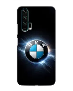 Чехол для Huawei Honor 20 Pro с картинкой «BMW — неоновое сияние»
