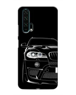 Чехол для Huawei Honor 20 Pro с картинкой «Темный силуэт BMW»