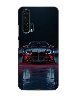 Чехол для Huawei Honor 20 Pro с картинкой «BMW на мокрой дороге»