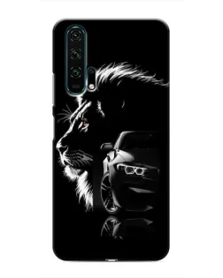 Чехол для Huawei Honor 20 Pro с картинкой «BMW и лев»