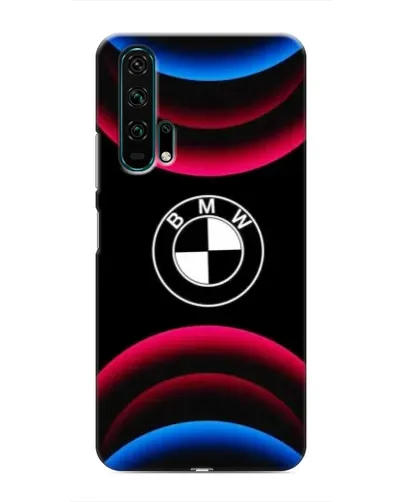 Чехол для Huawei Honor 20 Pro с картинкой «Логотип BMW и неоновые дуги» Чехол для Huawei Honor 20 Pro с картинкой «Логотип BMW и неоновые дуги»