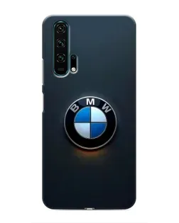 Чехол для Huawei Honor 20 Pro с картинкой «Логотип BMW — минимализм»