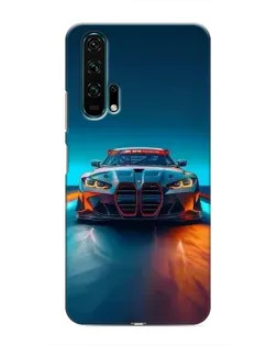 Чохол для Huawei Honor 20 Pro з картинкою «BMW — вогні неону»