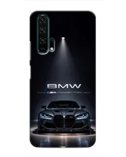 Чохол для Huawei Honor 20 Pro з картинкою «BMW крізь нічне місто»