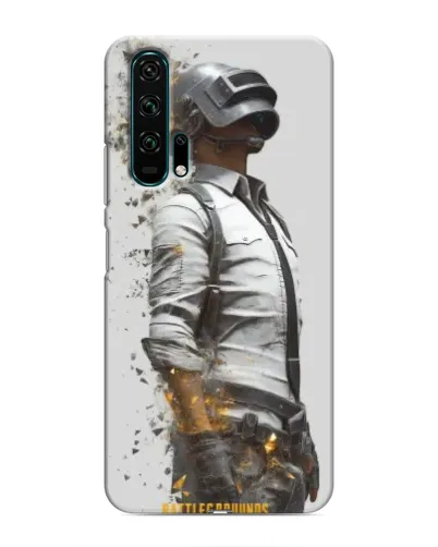 Чехол для Huawei Honor 20 Pro с картинкой «PUBG — боец в пыли»