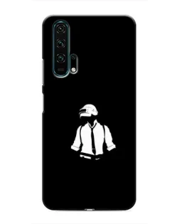 Чехол для Huawei Honor 20 Pro с картинкой «PUBG — белый шлем»