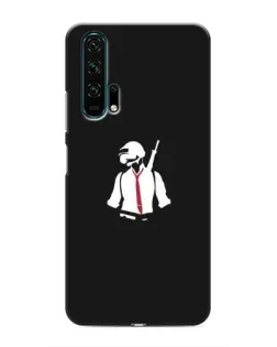 Чехол для Huawei Honor 20 Pro с картинкой «PUBG — силуэт воина»
