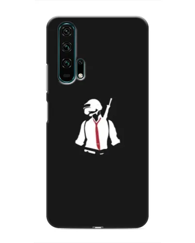 Чехол для Huawei Honor 20 Pro с картинкой «PUBG — силуэт воина»