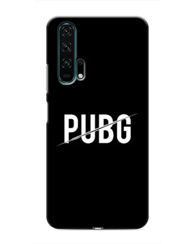 Чехол для Huawei Honor 20 Pro с картинкой «PUBG — белый логотип»