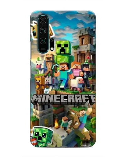 Чехол для Huawei Honor 20 Pro с картинкой «Замок Minecraft»