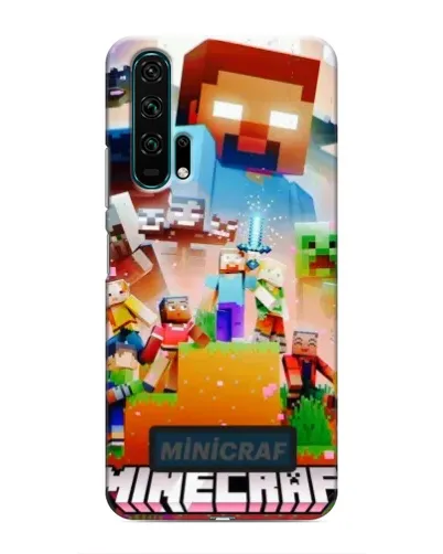 Чехол для Huawei Honor 20 Pro с картинкой «Minecraft герои игры»