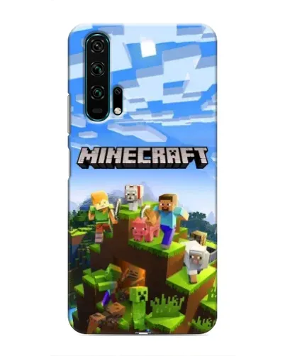 Чехол для Huawei Honor 20 Pro с картинкой «Minecraft классический мир»