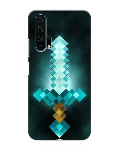 Чехол для Huawei Honor 20 Pro с картинкой «Алмазный меч неон»