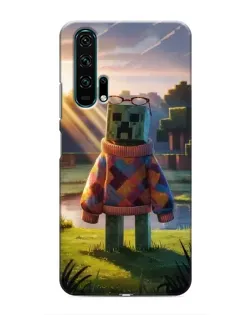 Чехол для Huawei Honor 20 Pro с картинкой «Крипер в свитере»