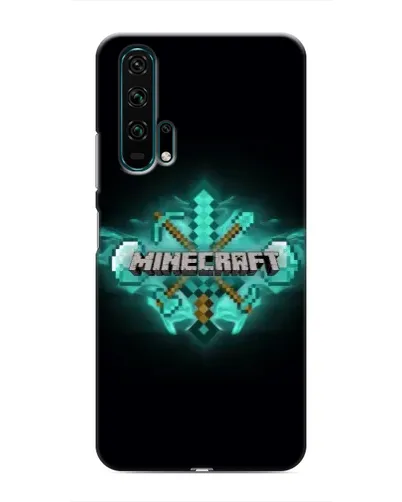 Чехол для Huawei Honor 20 Pro с картинкой «Minecraft Diamond лого»