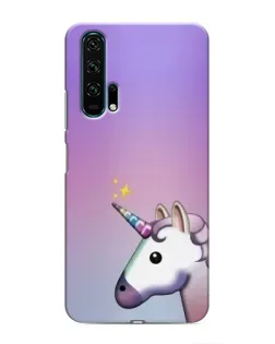 Чехол для Huawei Honor 20 Pro с картинкой «Единорог градиент»