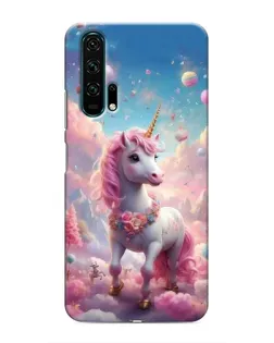 Чехол для Huawei Honor 20 Pro с картинкой «Единорог среди облаков»