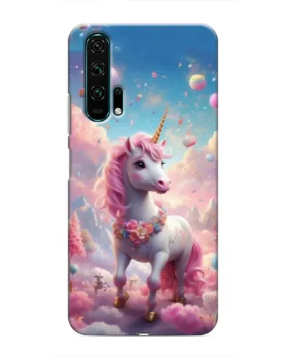 Чехол для Huawei Honor 20 Pro с картинкой «Единорог среди облаков»