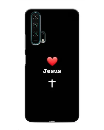 Чехол для Huawei Honor 20 Pro с картинкой «Сердце - Jesus» Чехол для Huawei Honor 20 Pro с картинкой «Сердце - Jesus»