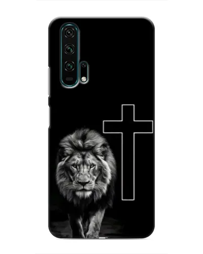 Чехол для Huawei Honor 20 Pro с картинкой «Лев и Крест» Чехол для Huawei Honor 20 Pro с картинкой «Лев и Крест»