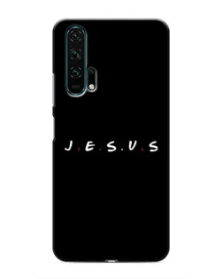 Чехол для Huawei Honor 20 Pro с картинкой «Точки веры J.E.S.U.S.»