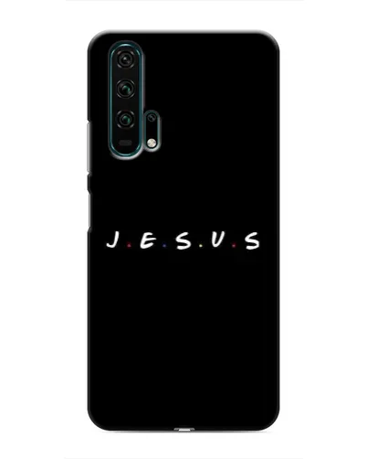 Чехол для Huawei Honor 20 Pro с картинкой «Точки веры J.E.S.U.S.» Чехол для Huawei Honor 20 Pro с картинкой «Точки веры J.E.S.U.S.»