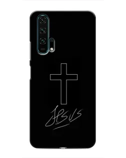 Чохол для Huawei Honor 20 Pro з картинкою «Графічний хрест Jesus» Чохол для Huawei Honor 20 Pro з картинкою «Графічний хрест Jesus»