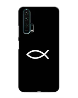Чохол для Huawei Honor 20 Pro з картинкою «Символ риби Jesus» Чохол для Huawei Honor 20 Pro з картинкою «Символ риби Jesus»