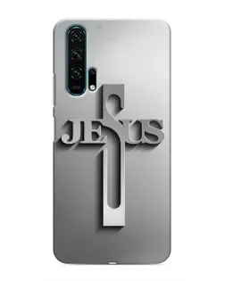 Чохол для Huawei Honor 20 Pro з картинкою «Металевий хрест Jesus» Чохол для Huawei Honor 20 Pro з картинкою «Металевий хрест Jesus»