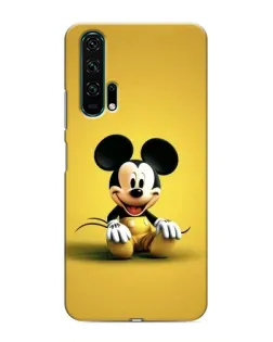 Чехол для Huawei Honor 20 Pro с картинкой «Микки на желтом»