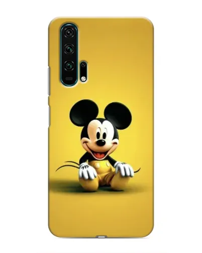 Чехол для Huawei Honor 20 Pro с картинкой «Микки на желтом»