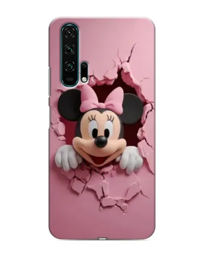 Чехол для Huawei Honor 20 Pro с картинкой «Минни сквозь стену»