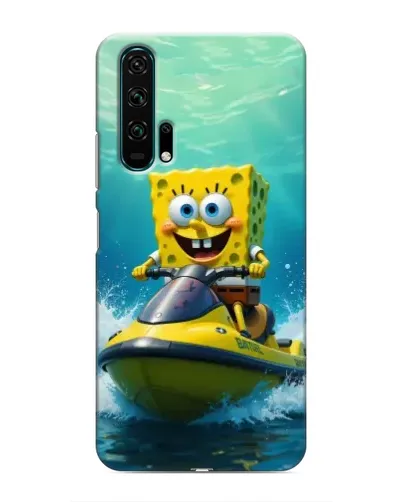 Чехол для Huawei Honor 20 Pro с картинкой «Спанч Боб на гидроцикле» Чехол для Huawei Honor 20 Pro с картинкой «Спанч Боб на гидроцикле»