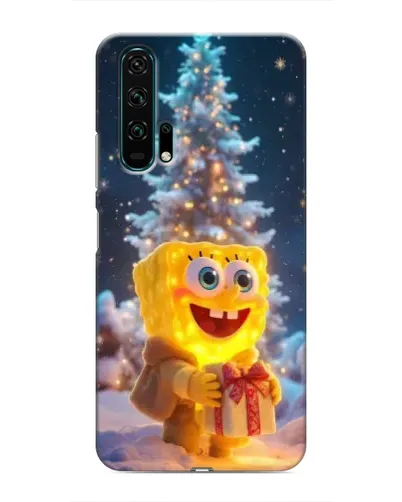 Чехол для Huawei Honor 20 Pro с картинкой «Рождественский Спанч Боб» Чехол для Huawei Honor 20 Pro с картинкой «Рождественский Спанч Боб»