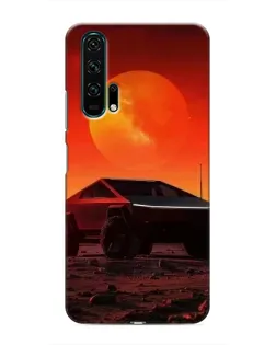 Чехол для Huawei Honor 20 Pro с картинкой «Cybertruck на Марсе»