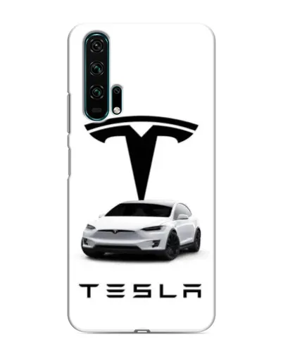 Чехол для Huawei Honor 20 Pro с картинкой «Tesla White Style»