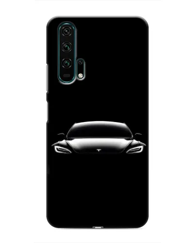 Чехол для Huawei Honor 20 Pro с картинкой «Фары Tesla Night»