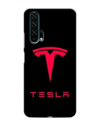 Чехол для Huawei Honor 20 Pro с картинкой «Tesla Red Logo»