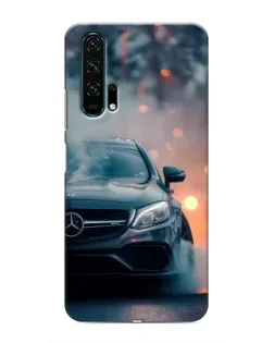Чехол для Huawei Honor 20 Pro с картинкой «Mercedes — ночной город»