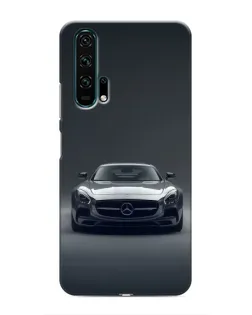 Чехол для Huawei Honor 20 Pro с картинкой «Mercedes на черном»
