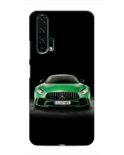 Чехол для Huawei Honor 20 Pro с картинкой «Mercedes — неоновый лого»