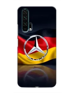 Чехол для Huawei Honor 20 Pro с картинкой «Mercedes — флаг Германии»