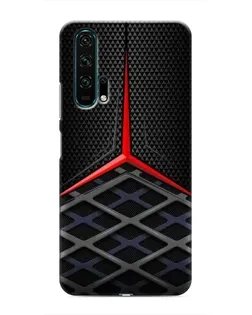 Чехол для Huawei Honor 20 Pro с картинкой «Mercedes Carbon Grid»
