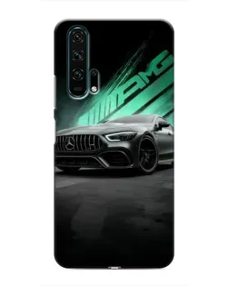 Чехол для Huawei Honor 20 Pro с картинкой «Темный Mercedes AMG»