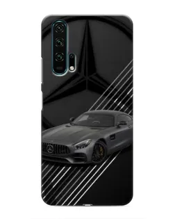 Чехол для Huawei Honor 20 Pro с картинкой «Mercedes AMG — графика»
