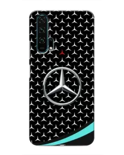 Чехол для Huawei Honor 20 Pro с картинкой «Mercedes — бирюзовый акцент»